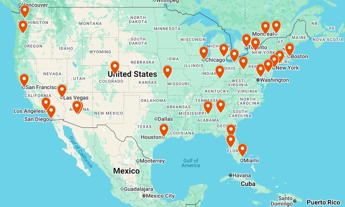 PPMI U.S. Site Map